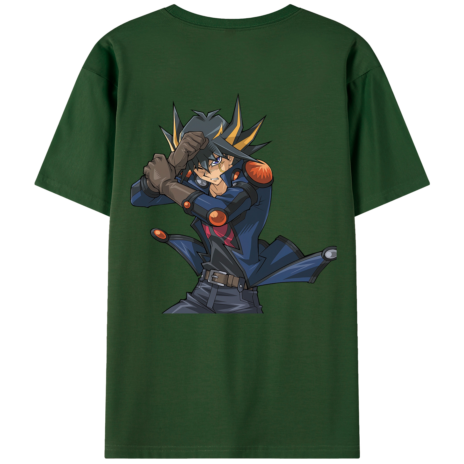 （画像用） 遊☆戯☆王 Yu-Gi-Oh! 綿100％半袖Tシャツ（背面プリント）